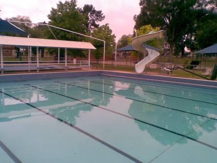 Henty Public Pool is just down the road...